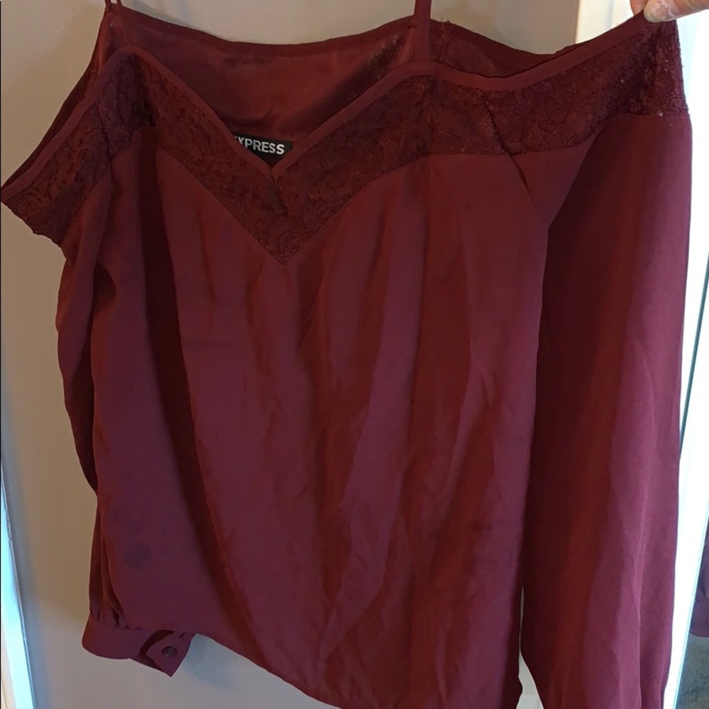 Express off the shoulder blouse